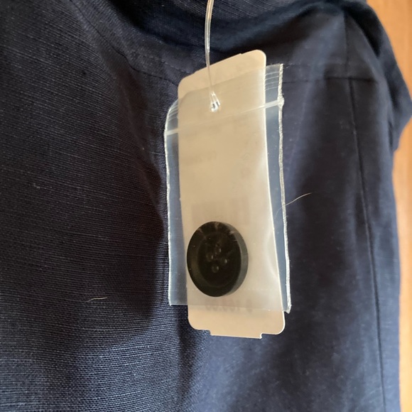 Brooks Brothers Navy Linen Jumpsuit, size 14 - Picture 7 of 9